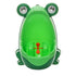 Ornaments Kids Urinal Frog Cartoon Design Boy Toilet Potty Training Urinal Wall Hung Urinal 1Pcs Hanging Rings For Home Decor,Green