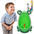 Ornaments Kids Urinal Frog Cartoon Design Boy Toilet Potty Training Urinal Wall Hung Urinal 1Pcs Hanging Rings For Home Decor,Green
