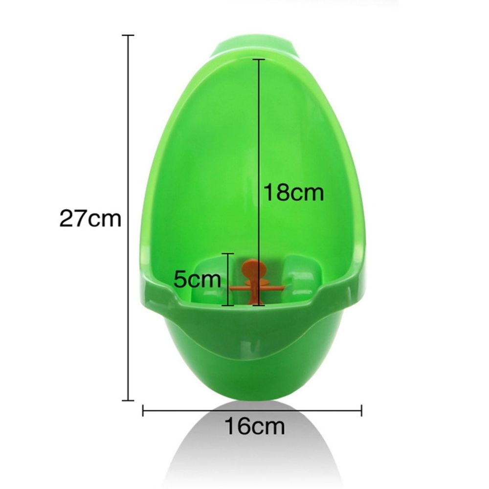 Ornaments Kids Urinal Frog Cartoon Design Boy Toilet Potty Training Urinal Wall Hung Urinal 1Pcs Hanging Rings For Home Decor,Green