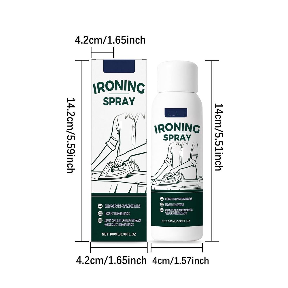 Ironing Starch Spray Spray Starch For Ironing Clothes Guard Heavy Hold Fabric Remover Clothes Starch Dewrinkle Sprays For Wool Linen 100ml