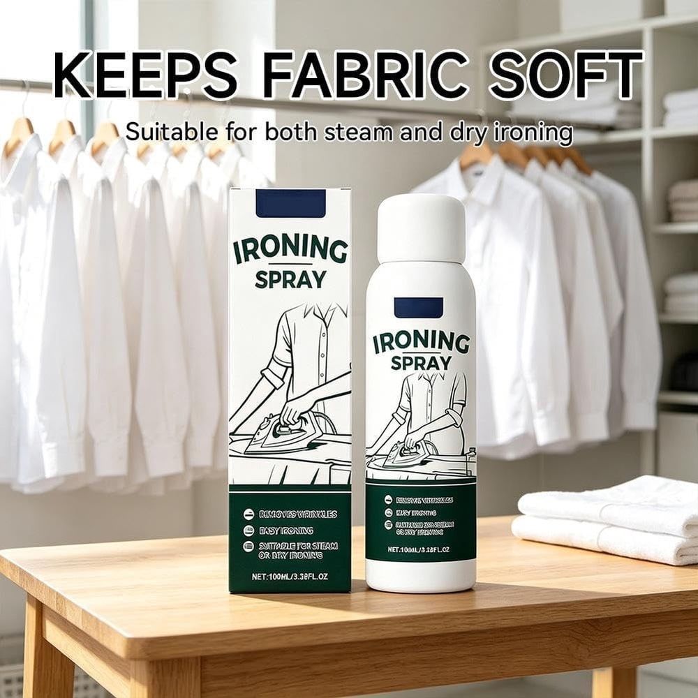 Ironing Starch Spray Spray Starch For Ironing Clothes Guard Heavy Hold Fabric Remover Clothes Starch Dewrinkle Sprays For Wool Linen 100ml