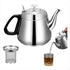 Stainless Steel Teapot with Infuser, Teapot with Infuser 1.5L High Capacity Kettle, for Boiling Hot Water, Stovetop WM25