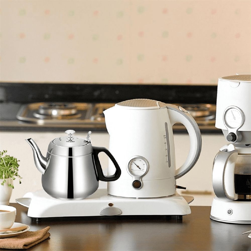 Stainless Steel Teapot with Infuser, Teapot with Infuser 1.5L High Capacity Kettle, for Boiling Hot Water, Stovetop WM25