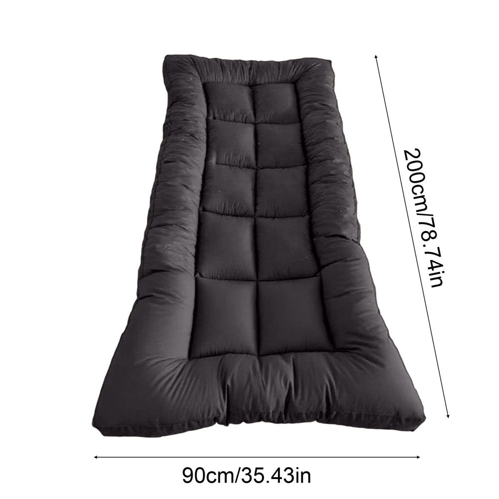 Japanese Floor Mattress Twin Size, High Density Foam Futon Mattress with with Elastic Straps, Soft Thicken Tatami Mat Portable & Foldable Sleeping Pad for Camping, Guest Room, Dormitory