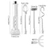 Milk Frother Handheld,Electric Milk Foam Maker with Rechargeable base,3-speed Adjustable USB with 3 Replaceable Stainless Steel Whisk,Milk Foamer Whisk,Drink Mixer for Coffee, Eggbeater Kitchen