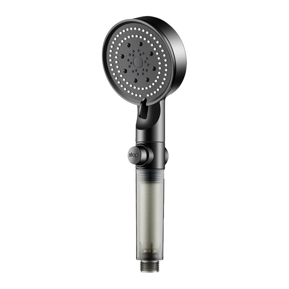 Handheld Shower Head with Filter for Hard Water Remove Impurities and Deposits, 5 Spray Mode Showerhead with Pause Switch