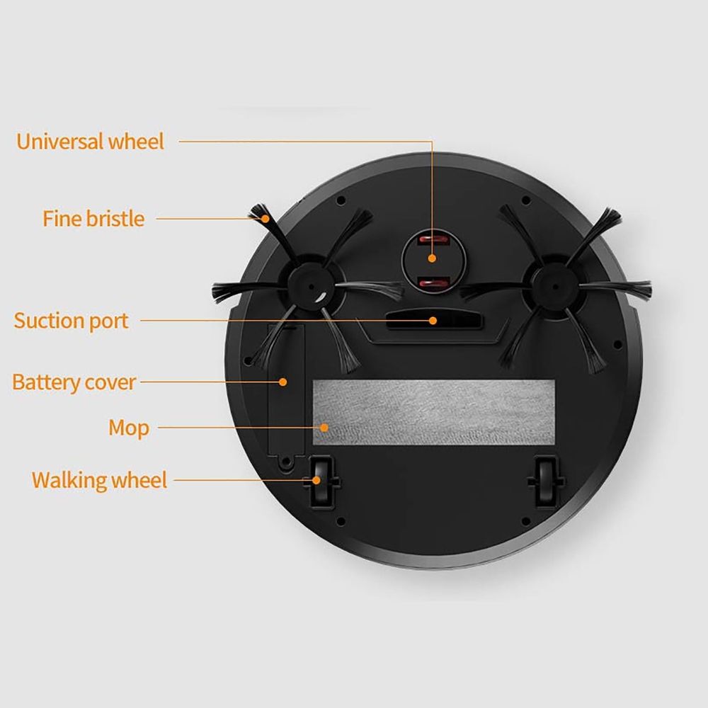 Robot Vacuum and Mop Combo 3800Pa, 3 in 1 Robotic Vacuum Cleaner, App/Alexa, Intelligent Vacuum Robot for Pet Hair, Carpet, Hard Floor Gifts For Mom Friends