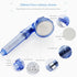 Filtered Shower Head, Translucent High Pressure Handheld Shower Head with 3 Spray Modes Pressurized Shower Massager with Filters Beads Water Softener for Hard Water Universal Bathroom Accessory