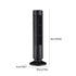 Portable Tower Fan, Small Personal Desk Fan USB Charging Low Noise Bladeless Electric Fan 2 Speed Strong Airflow Cooling Fan Oscillating Standing Table Fan for Office Bedroom Outdoor