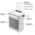 Small Air Conditioner Fan, Evaporative Air Cooler with 5 Wind Speed, 3 Timer Modes, 2 Cool Mist and Colorful Night Light, USB Rechargeable Portable AC Unit Strong Airflow Cooling Fan for Office