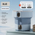 Portable Washing Machine, 18L Large Capacity Laundry Washer with Blue Light, Foldable Automatic Washing Machine with Spin Dryer 4 Modes Deep Cleaning for Underwear, Baby Clothes, Sock