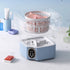 Portable Washing Machine, 18L Large Capacity Laundry Washer with Blue Light, Foldable Automatic Washing Machine with Spin Dryer 4 Modes Deep Cleaning for Underwear, Baby Clothes, Sock