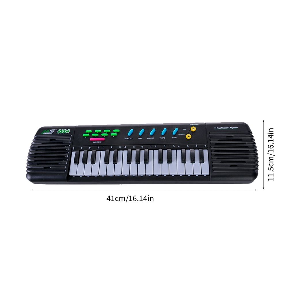 Kids Keyboard Piano, Toddler Toys 37 Keys Electronic Piano Musical Instrument with 2 Modes, Battery Operated Portable Digital Music Piano Early Learning Educational Toys for Boys & Girls