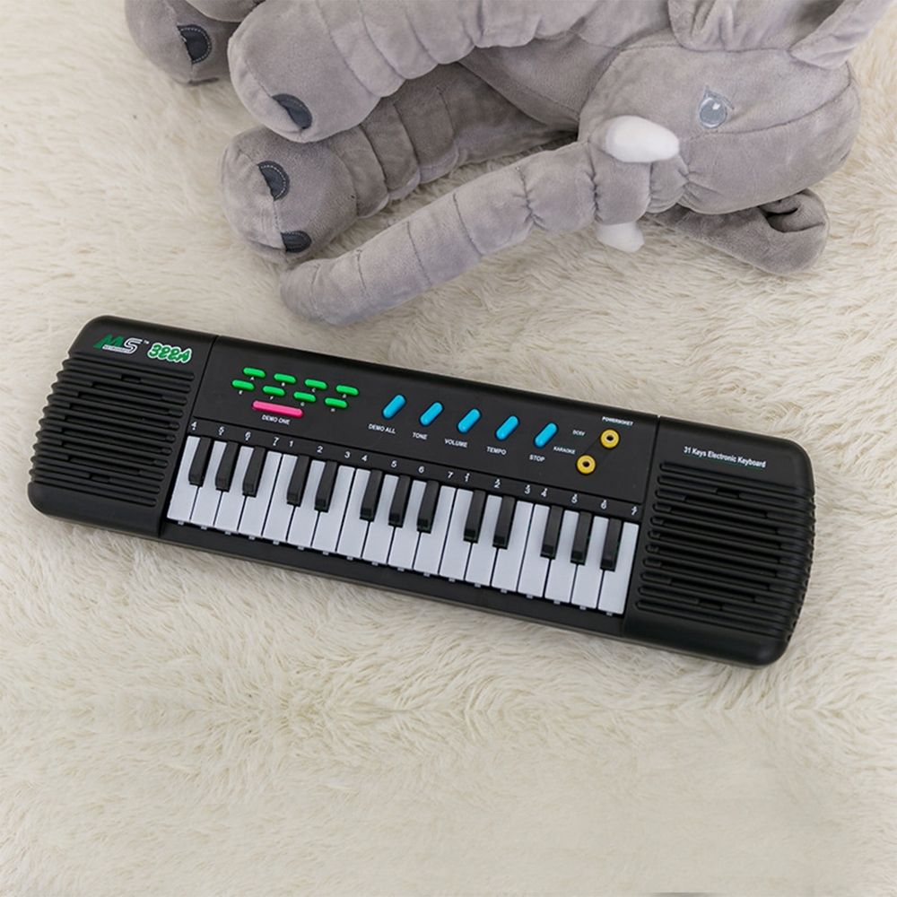 Kids Keyboard Piano, Toddler Toys 37 Keys Electronic Piano Musical Instrument with 2 Modes, Battery Operated Portable Digital Music Piano Early Learning Educational Toys for Boys & Girls
