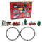 Train Set - Christmas Trains Toys, Battery-Powered Railway Tracks Engine with Sound and Lights Cars Tracks, Toy Train Sets for Boys Age 2 3 4 5 6