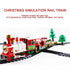 Train Set - Christmas Trains Toys, Battery-Powered Railway Tracks Engine with Sound and Lights Cars Tracks, Toy Train Sets for Boys Age 2 3 4 5 6