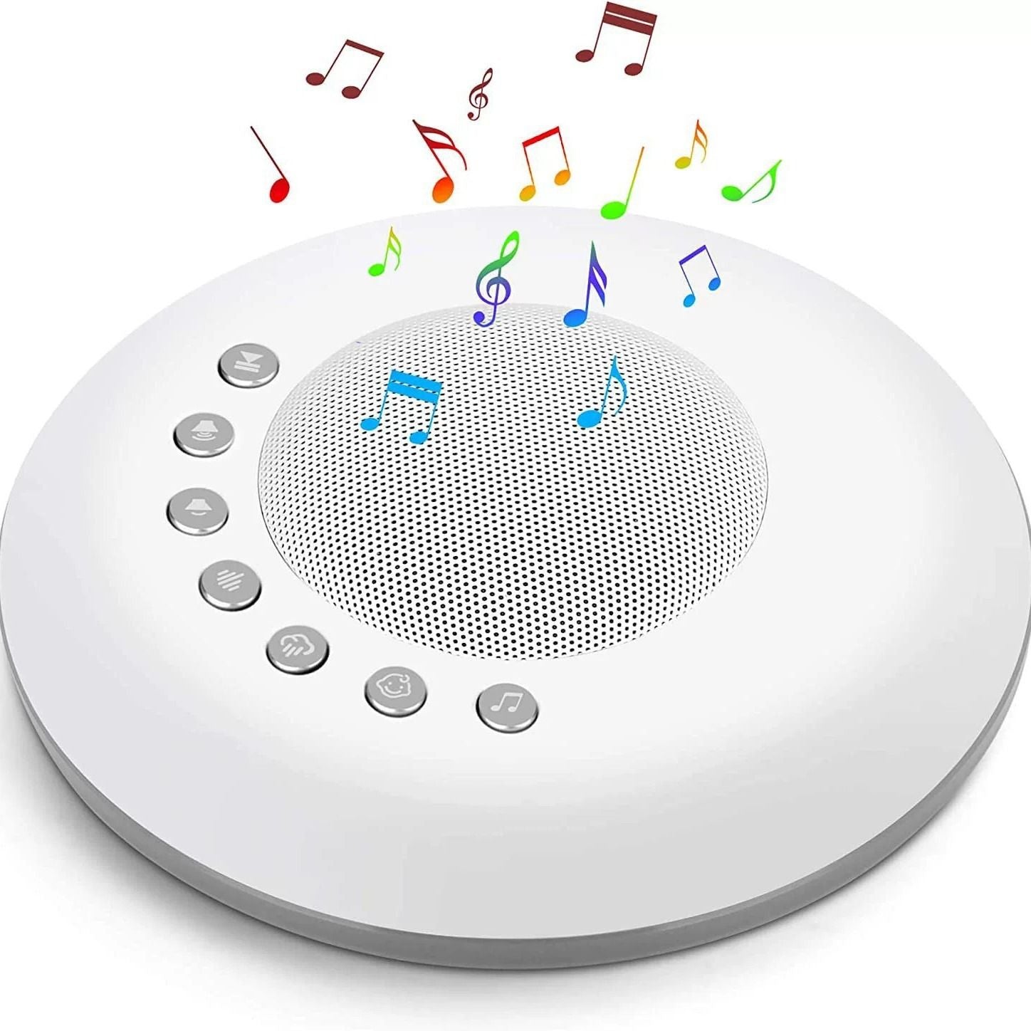 White Noise Machine for Kids, Sound Machine Baby with Ambient Night Light, Soothing Sounds Sleep Noise Ideal Gifts for Kids Adults Bedside Travel Nursery