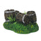 2pcs Aquarium Decorations Three Stacked Broken Barrels Fish Tank Decoration Ornament Landscaping Over Rocks Cave Saltwater Freshwater Small & Medium Fish Garden Pond Ornaments Resin