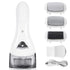 Electric Foot Callus Removers Rechargeable, Portable Electronic Foot File Pedicure Tools, Electric Callus Remover Foot Scrubber（white)（17*6.6*4cm）