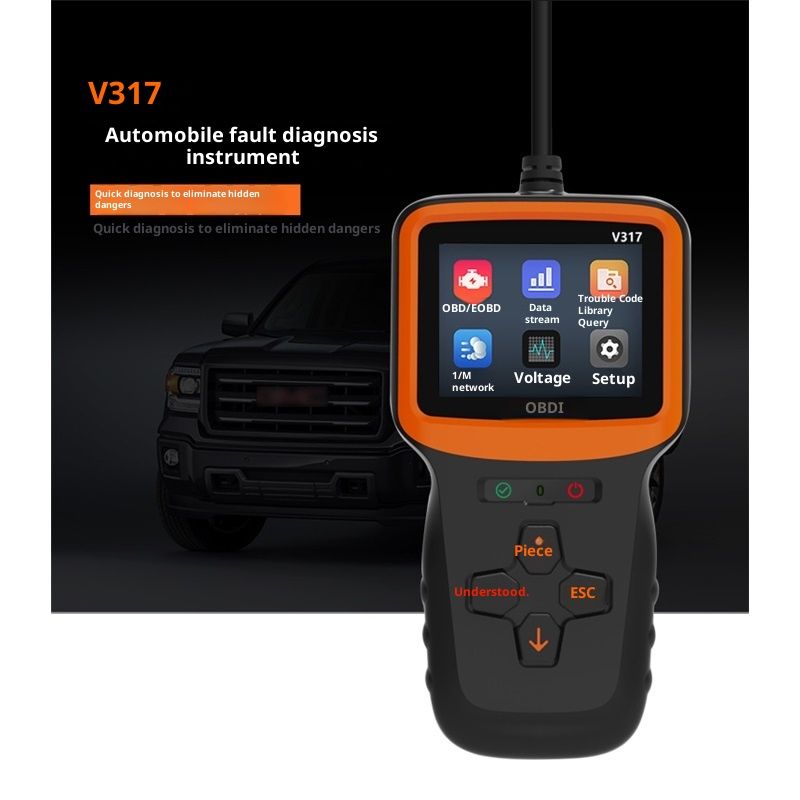OBD2 Scanner Diagnostic Tool, Vehicle Check Engine Code Readers with Reset & I/M Readiness & More, Car OBDII/EOBD Diagnostic Scan Tool