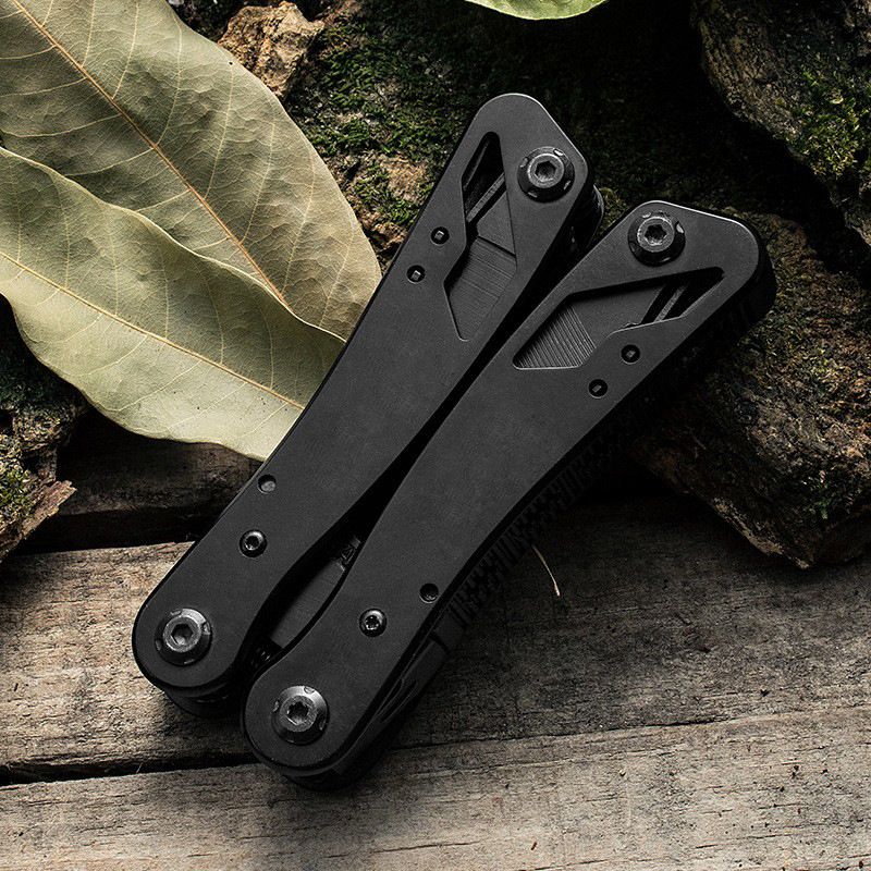 Pocket Multitool with Knife, Pliers, Screwdriver & Needle Nose Pliers, Wire Stripper, Professional Multi Tool Kit for Camping, Hiking, Survival, Hunting, Outdoor, Simple Repair