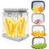 Vegetable Chopper: Veggie Dicer Fruit Slicer, Potato French Fry Cutter, Wedge Cutter, Onion Chopper, Safe to Use, Easy to Clean & Store（Only box）