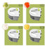 Spiralizer Vegetable Slicer Heavy Duty Veggie Spiralizer with Strong Suction Cup, Zucchini Spiral Noodle/ Zoodle/ Spaghetti/ Pasta Maker