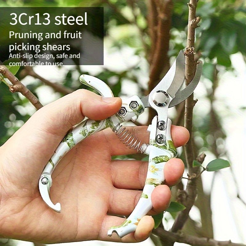 Garden and Horticulture Scissors | Pruning Shears | Indoor Potted Plant Scissors | Branch Trimming Tools | Manual Pruning Shears | Labor-saving Scissors Curved Blade