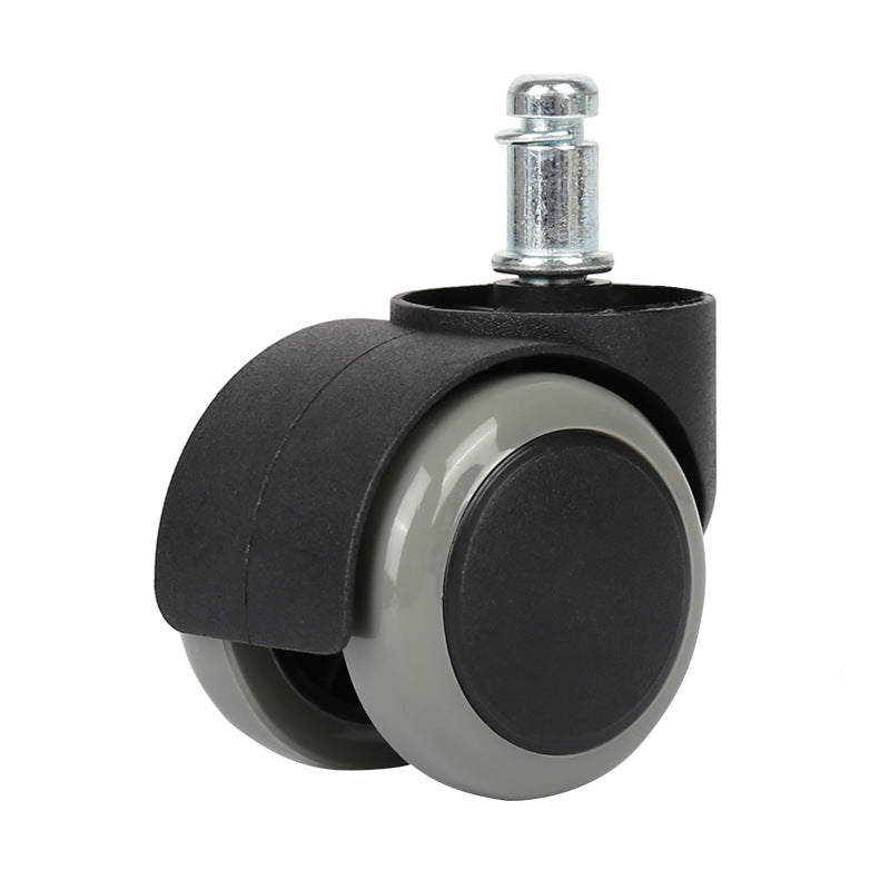 5-Piece 2-Inch Office Chair Replacement Rubber Wheels - Universal Heavy-Duty Casters