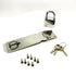 30mm Door Bolt with Latch and Keys - Heavy-Duty Security Lock for Home & Office