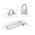 30mm Door Bolt with Latch and Keys - Heavy-Duty Security Lock for Home & Office