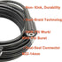 15M (50FT) High-Pressure Washer Hose - 5800 PSI Heavy-Duty Cleaning Hose with Longer Ring Nut