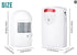 Infrared Alarm System - Wireless Motion Detection Security Alarm for Home & Office