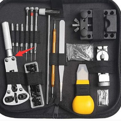 Watch Repair Tool Kit - Comprehensive Combination Tools for Watch Maintenance & Adjustment
