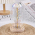 White & Silver Butterfly Flower Lamp - Decorative LED Table Lamp for Home Ambiance