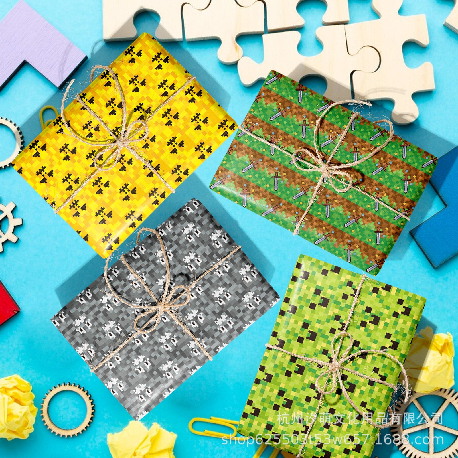 Decorative Wrapping Paper - 12-Pack for Gifts, Crafts & Home Decoration