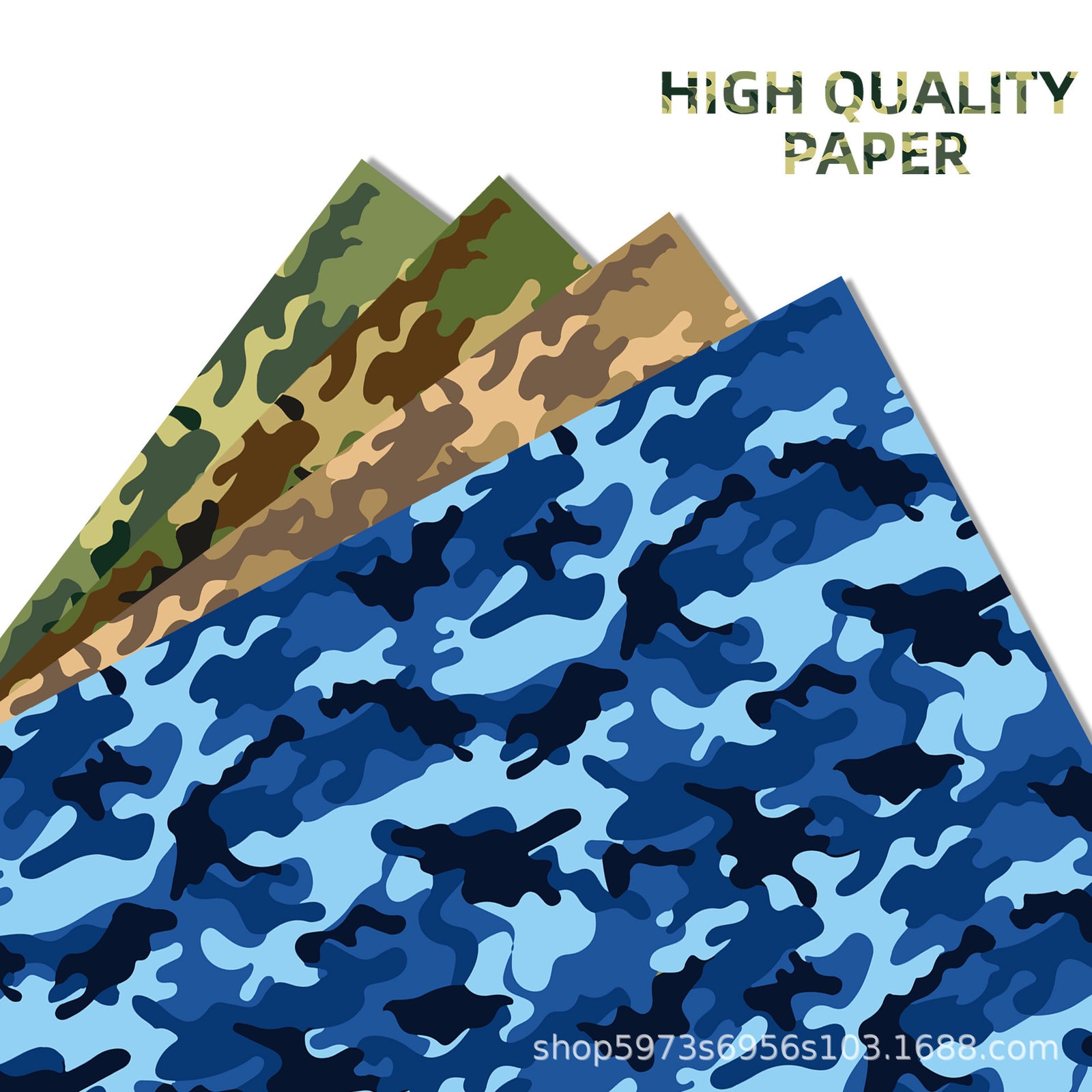 Wrapping Paper - Style WZ021 (12-Sheet Set)