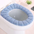 4-Piece Toilet Seat Cover Set - Soft, Warm & Non-Slip Bathroom Accessories