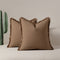 1 pc New Light Luxury modern Bohemian style pillowcase, fringed pillow cushion cover (brown)