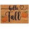 Pumpkin Shaped Area Rug - Cute Fall Decorative Floor Mat