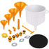 15PCS Coolant Funnel Kit - Universal Radiator Filling Funnels with Adapters