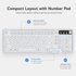 RGB Backlit Wired Mechanical Gaming Keyboard, 104 Keys Full Size Hot Swappable Keyboard with Aluminum Base, Noise Absorbing Foam, Tactile Brown Switch, Programmable Keys & Volume Knob for PC Mac,Sky Blue