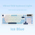 96% Tri-Mode Wireless Mechanical Keyboard, BT/2.4G/USB-C, RGB, Ice Blue