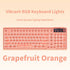 96% Tri-Mode Wireless Mechanical Keyboard, BT/2.4G/USB-C, RGB, Grapefruit Orange