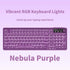 96% Tri-Mode Wireless Mechanical Keyboard, BT/2.4G/USB-C, RGB, Nebula Purple