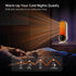 Space Heaters for Indoor Use with Remote, 2s Efficient Heating, Overheat & Tilt Protection, 1200W PTC Ceramic Portable Heater with Display, Timer, Two-Speed, Electric Heater for Bedroom Office,Timer + Remote