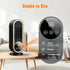 Space Heaters for Indoor Use with Remote, 2s Efficient Heating, Overheat & Tilt Protection, 1200W PTC Ceramic Portable Heater with Display, Timer, Two-Speed, Electric Heater for Bedroom Office,Timer + Remote