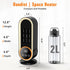 Space Heaters for Indoor Use with Remote, 2s Efficient Heating, Overheat & Tilt Protection, 1200W PTC Ceramic Portable Heater with Display, Timer, Two-Speed, Electric Heater for Bedroom Office,Timer + Remote