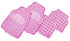 VENOM 4-Piece Car Mat - PINK [Rubber/Aluminium Look]