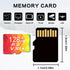 1PCS 128G Memory Cards, U3 A1 Class 10, Up To 100MB/s, Micro SD TF For Security Monitor/Full HD Video Recording/Tablet/Phone/ Surveillance Camera/Dash Camera/Car Speaker/Game Console